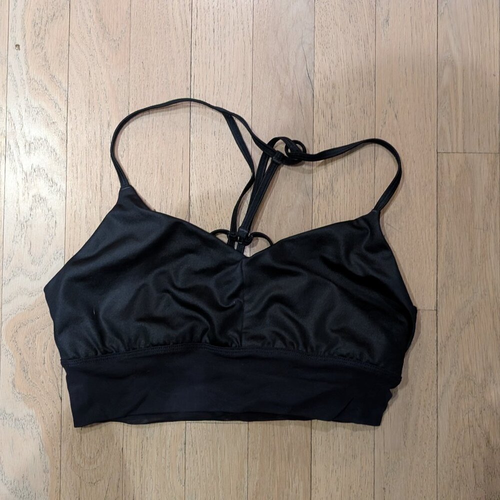 Alo Yoga Strappy Sports Bra Navy M